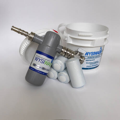 WYSIWASH Sanitizer Pro V and 9-Pack of Jacketed Caplets